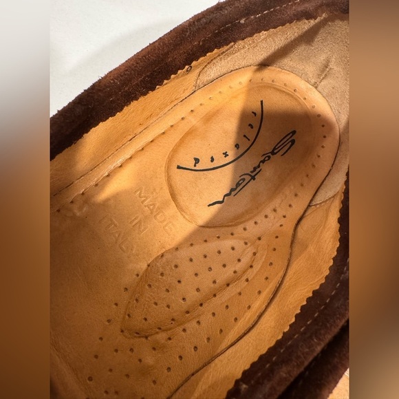 Santoni Brown Suede Horsebit Slip on Loafers Size 9, NEW main image 3